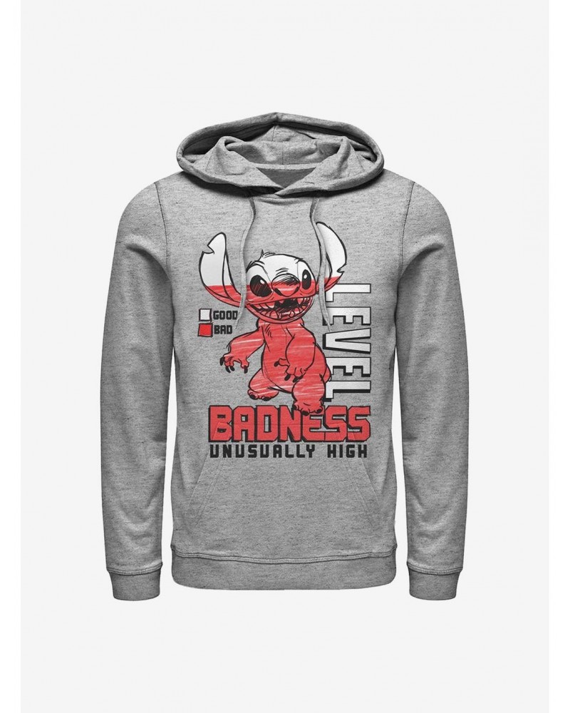 Disney Lilo & Stitch Badness Level Hoodie $11.14 Hoodies