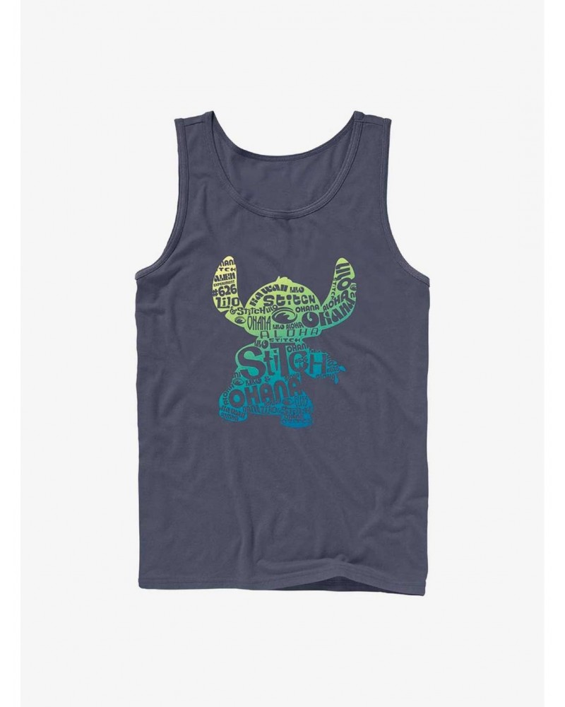 Disney Lilo & Stitch Text Fill Tank $8.17 Tanks