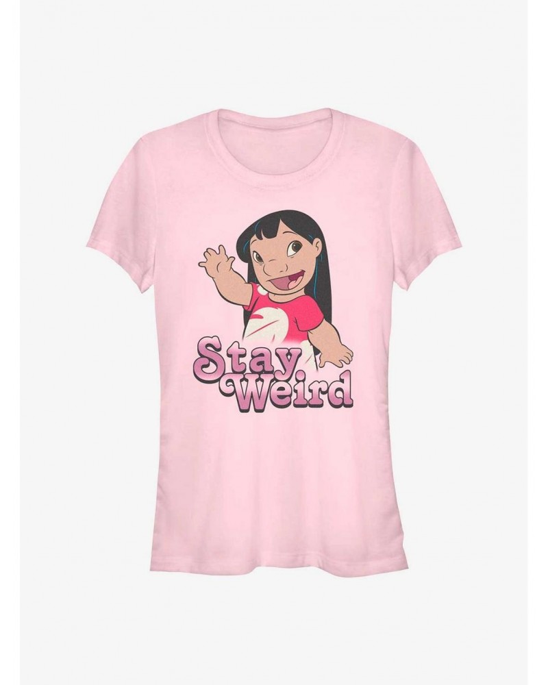 Disney Lilo & Stitch Stay Weird Lilo Girls T-Shirt $7.97 T-Shirts