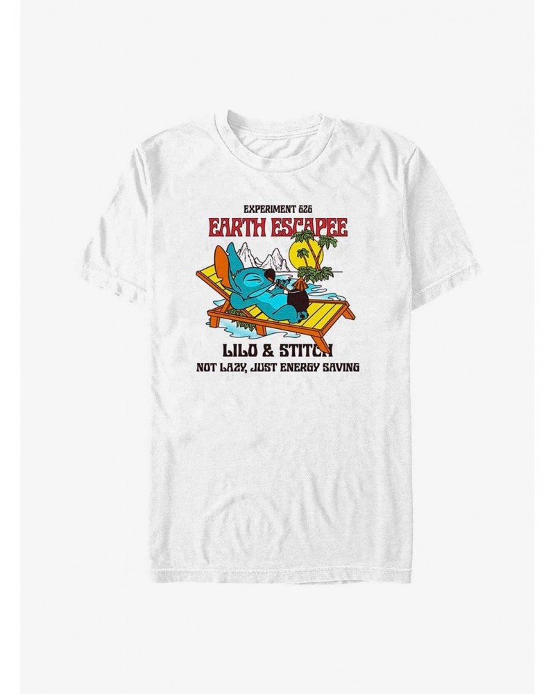 Dsny Lilo Stch Lazy Stitch Back T-Shirt $5.93 T-Shirts