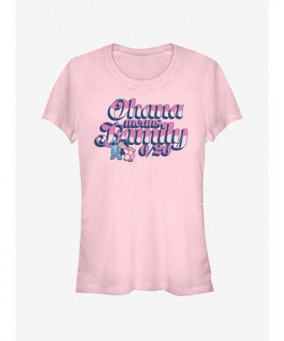 Disney Lilo & Stitch Ohana Girls T-Shirt $9.96 T-Shirts