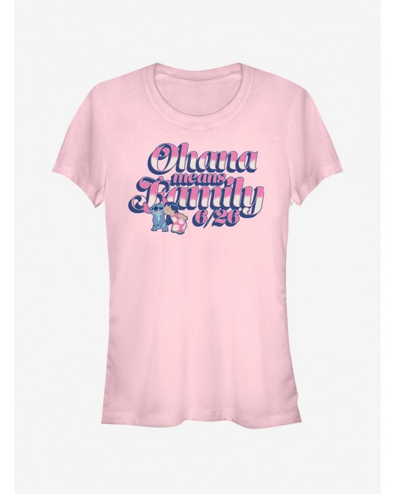 Disney Lilo & Stitch Ohana Girls T-Shirt $9.96 T-Shirts